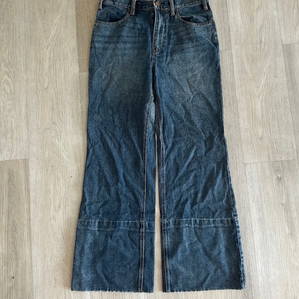 Free People Wide Leg Denim